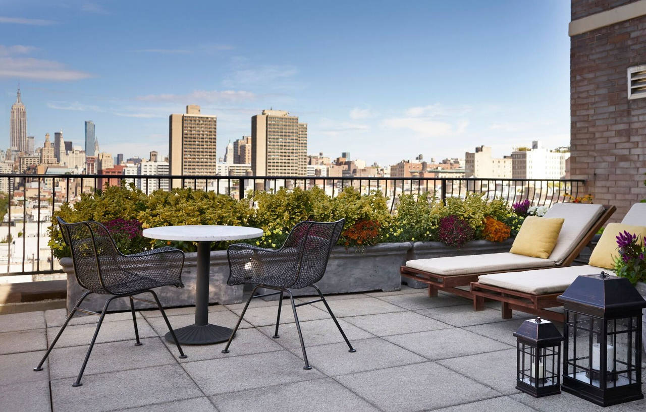 Sixty Soho Hotel Ню Йорк Екстериор снимка Rooftop terrace